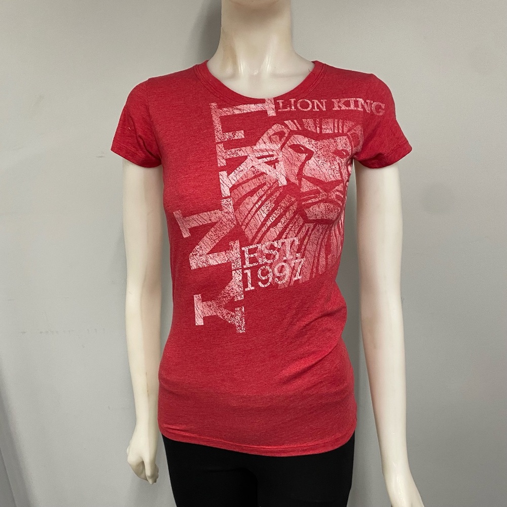The Lion King Broadway Musical Red Shirt Small